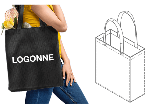 Porta - Myynninedistämistarkoituksessa Kangaskassit Totes Porta - Myynninedistämistarkoituksessa Kangaskassit Totes