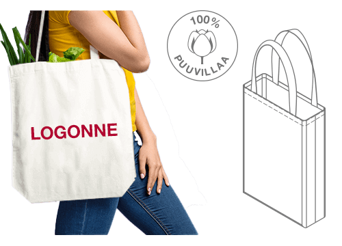 Weave - Painatetut Kangaskassit Weave - Painatetut Kangaskassit