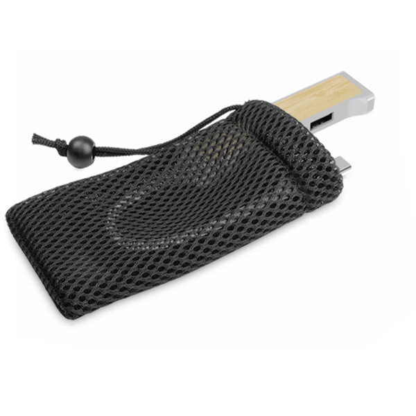 Expand Bamboo - Tuotemerkillä varustettu USB-keskitin