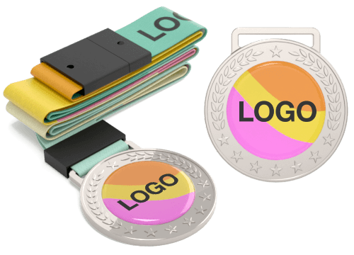 Podium - Tuotemerkillä varustetut Mitalit