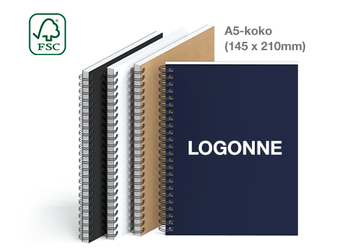 Helix - Muistivihkot logolla Helix - Muistivihkot logolla