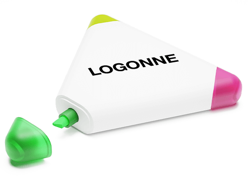 Triple - Tuotemerkillä varustetut mainoskynät Triple - Tuotemerkillä varustetut mainoskynät