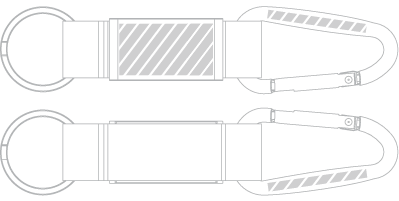 Avaimenperä Silkkipainatus