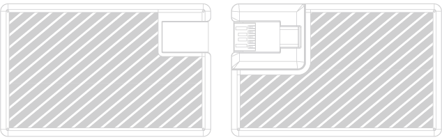 USB-muistikortti Silkkipainatus