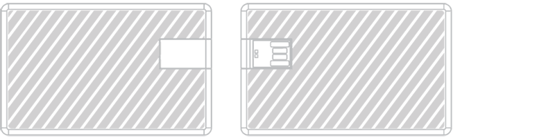 USB-muistikortti Silkkipainatus