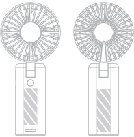 Mini tuuletin Silkkipainatus