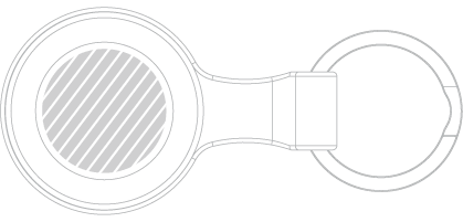 AirTag-kotelo Silkkipainatus