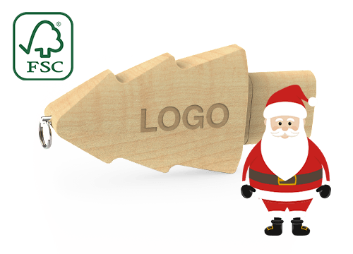 Christmas - Muistitikkuja Logolla