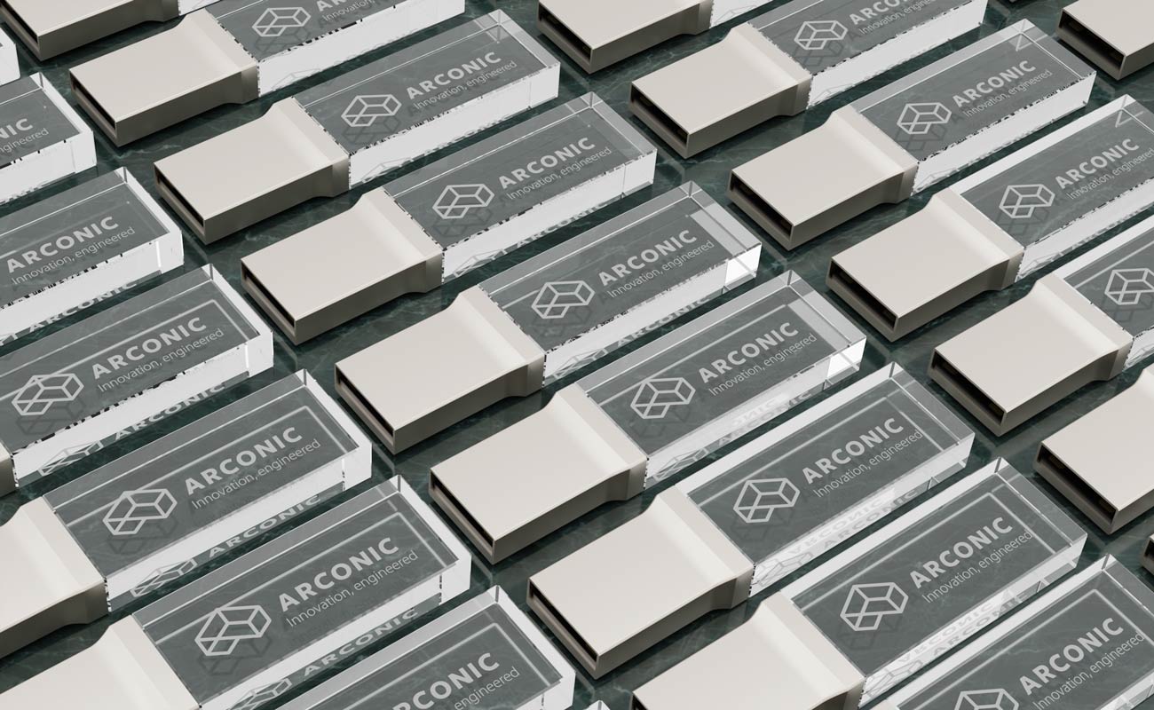 Crystal - Lasi USB tikku gallery thumbnail