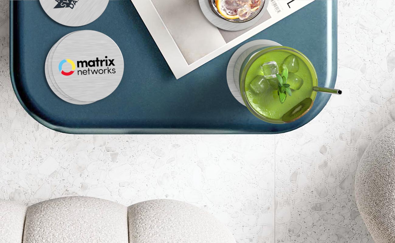 Disc - Mainos Alumiiniset lasinaluset gallery thumbnail