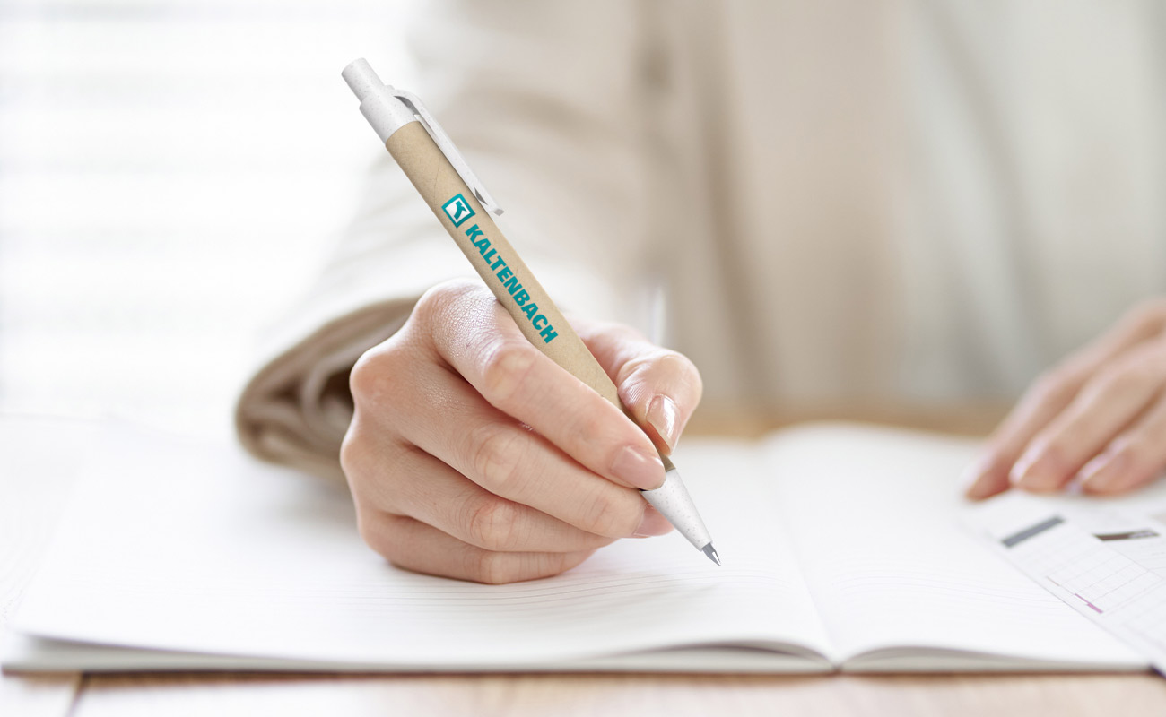 Ditto - Mukautetut Kierrätetyt Pahvi Kuulakärki Kynät gallery thumbnail