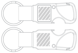 Avaimenperä Silkkipainatus