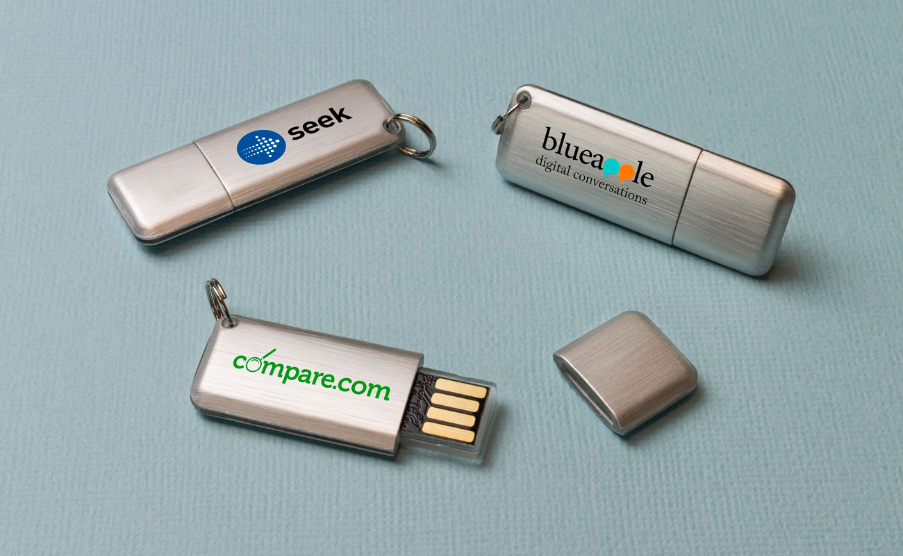 Halo - Painatettava USB muisti valolla gallery thumbnail