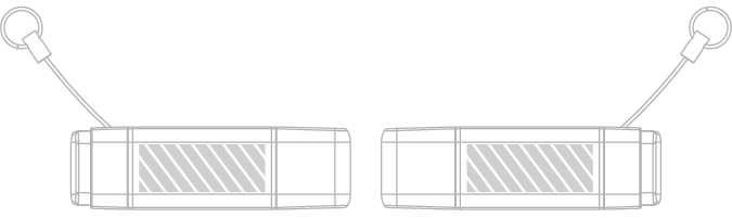 USB-muistitikku Silkkipainatus