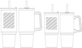 Matkakuppi  Silkkipainatus