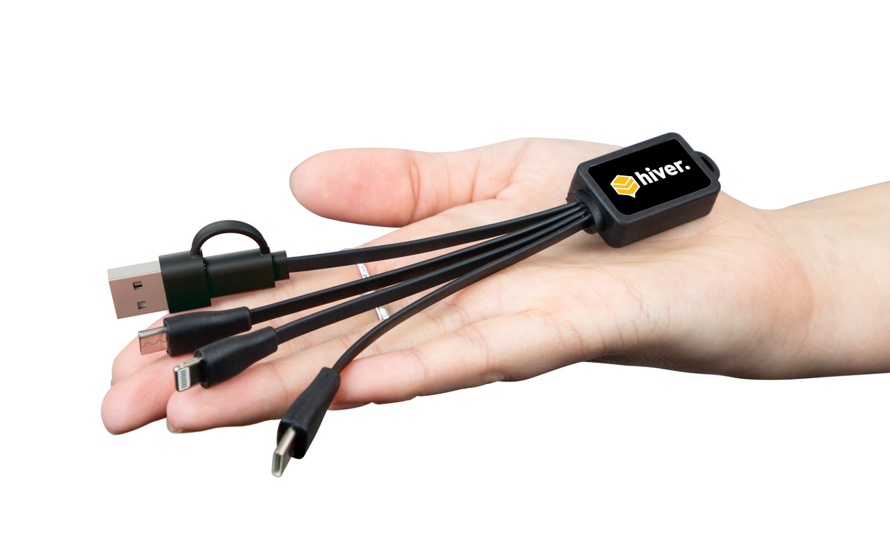 Multi - Mustekala USB Kaapeli Logopainettu gallery thumbnail