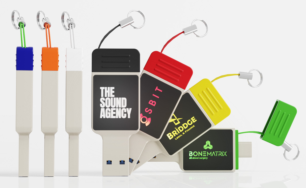 Neon - Muistitikku USB-C Painatuksella  gallery thumbnail