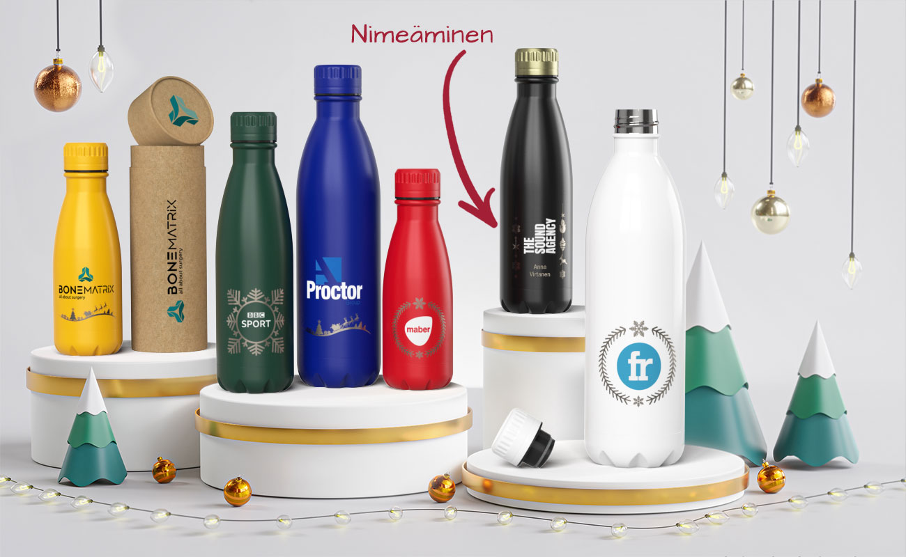 Nova Pure Christmas - Yksilölliset Vesipullot