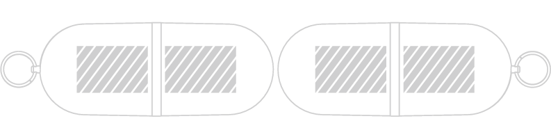 USB-muistitikku Silkkipainatus