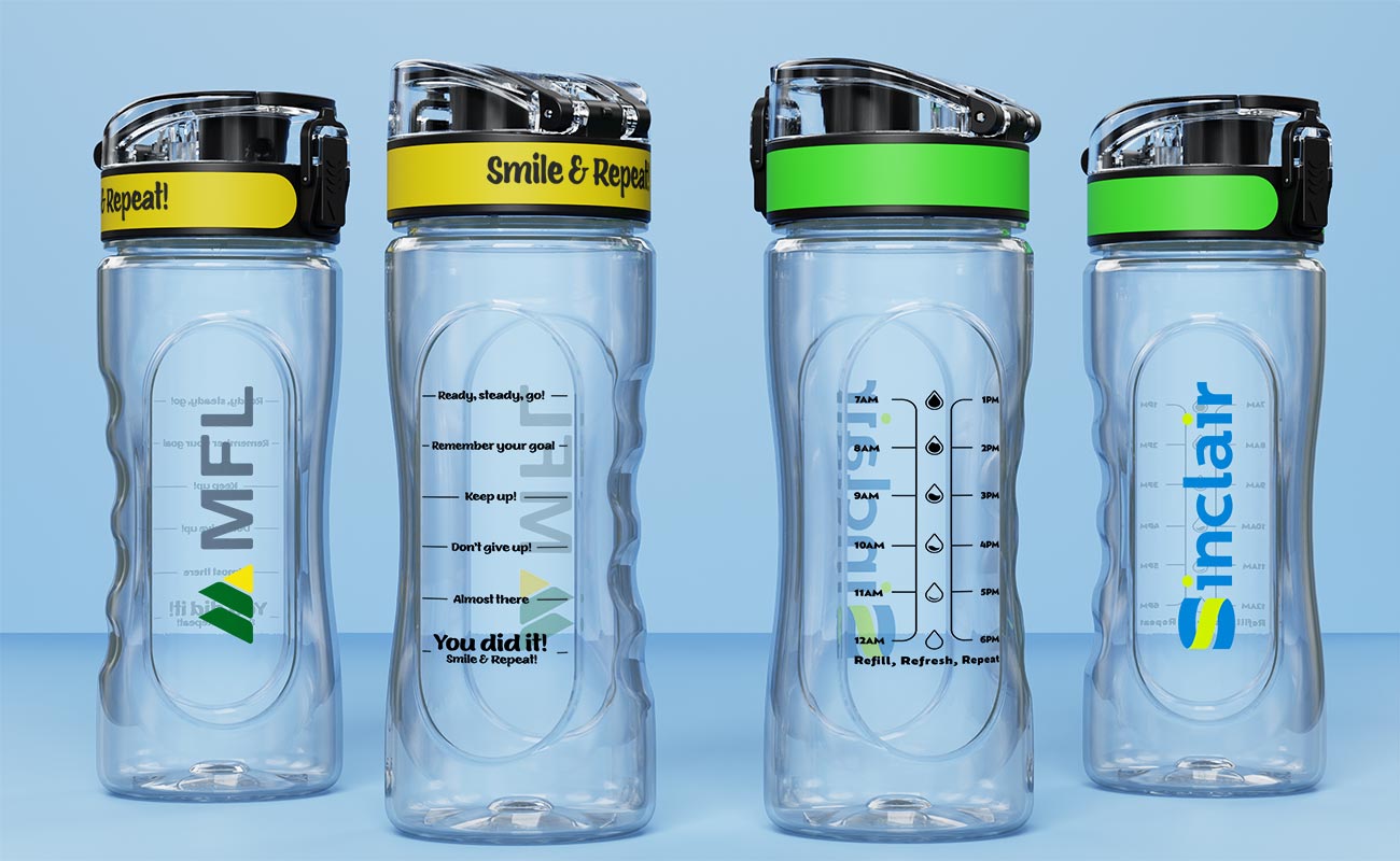 Pacific - Logolliset Muoviset juomapullot gallery thumbnail