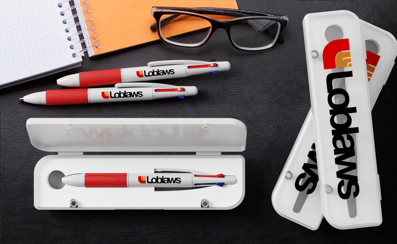 Quad - Kustomoidut 4 väri mainoskynät gallery thumbnail