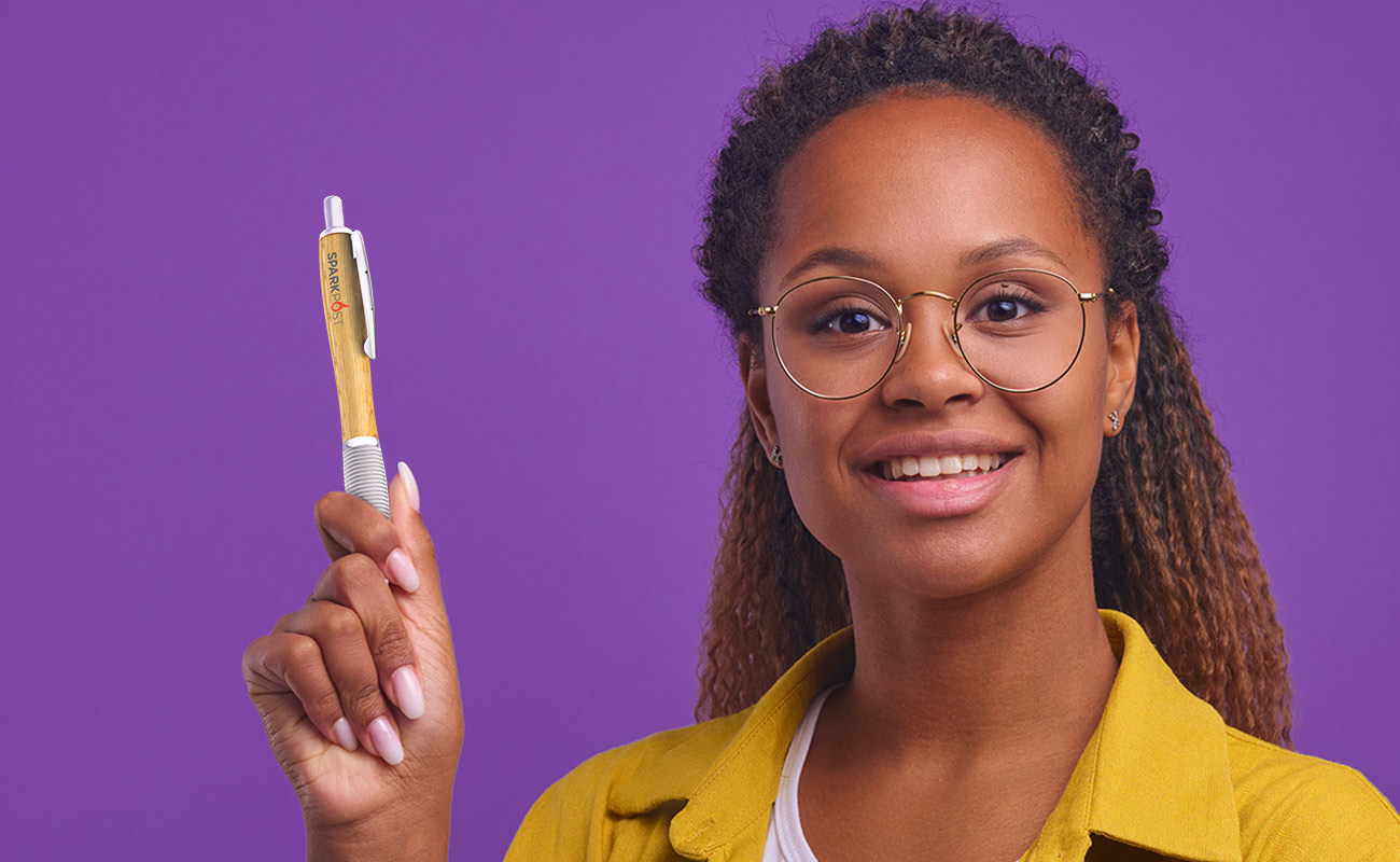 Ridge - Mainoskynät bambusta logolla gallery thumbnail