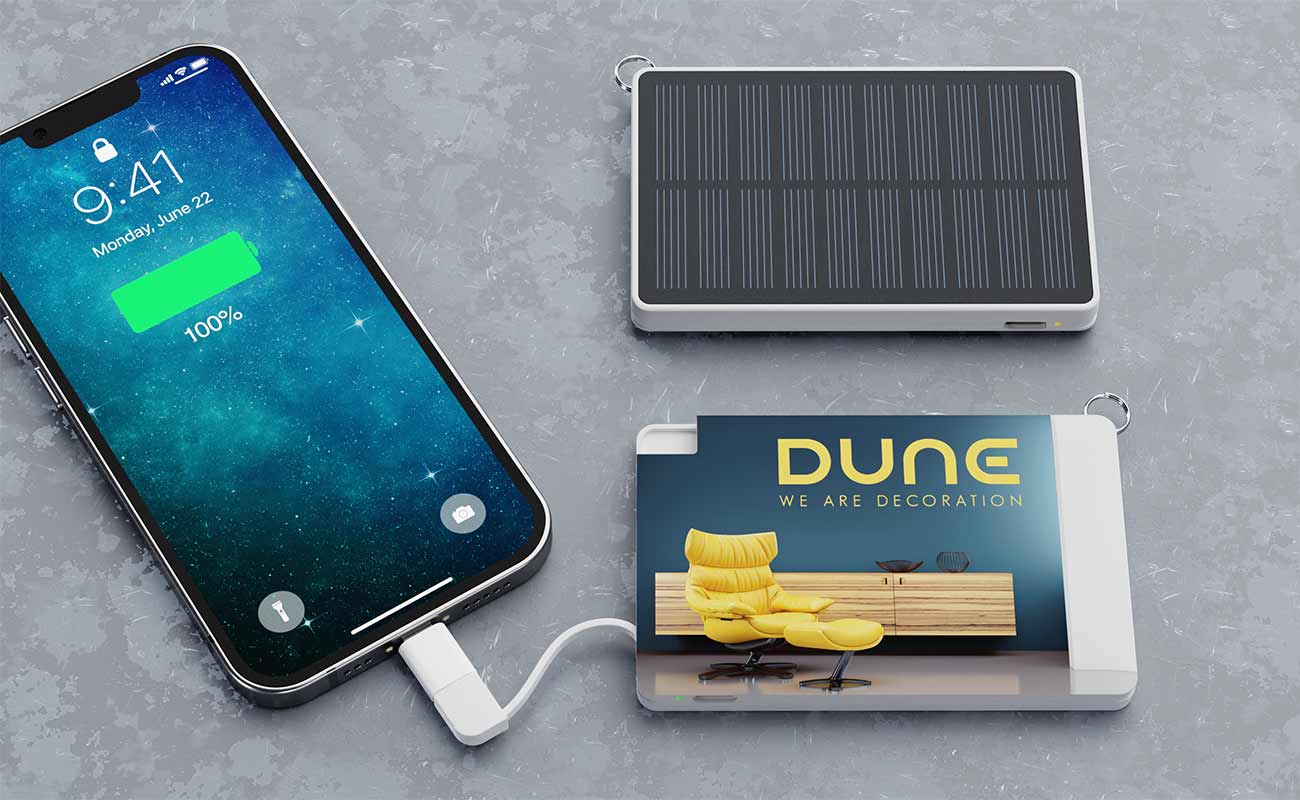 Solar Card - Tuotemerkillä Solar Power Bank Solar Card - Tuotemerkillä Solar Power Bank