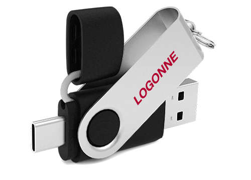 Twister Go - Muistitikku USB-C Logolla  Twister Go - Muistitikku USB-C Logolla