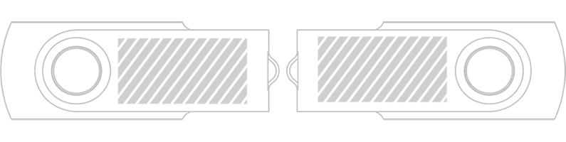 USB-muistitikku Silkkipainatus