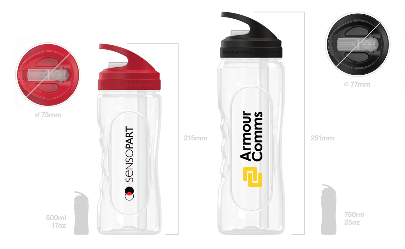 Wave - Logolliset Muoviset juomapullot gallery thumbnail