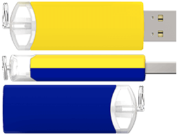 Väriyhdistelmät ovat mahdollisia. Valitse kaksi eri perusväriä joilla voit erottaa osat helposti toisistaan.