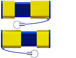 Väriyhdistelmät ovat mahdollisia. Valitse kaksi eri perusväriä joilla voit erottaa osat helposti toisistaan.